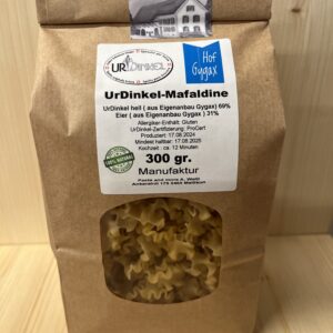 UrDinkel Teigwaren mit Ei Mafaldine