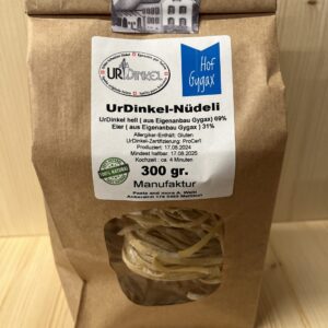 UrDinkel Teigwaren mit Ei Nüdeli