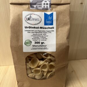 UrDinkel Teigwaren mit Ei Müscheli